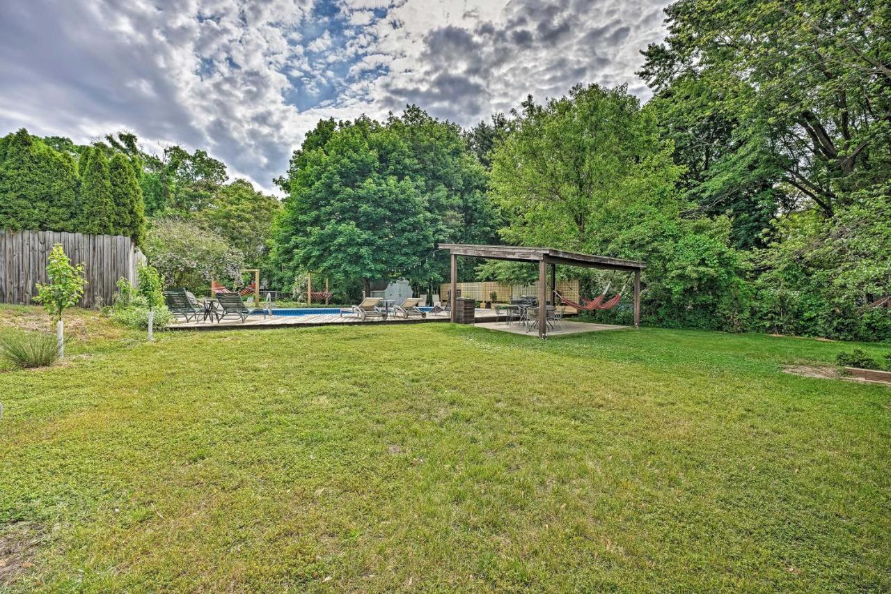 Lake Michigan Hideaway Pool, Steps To Beach! Michiana Esterno foto