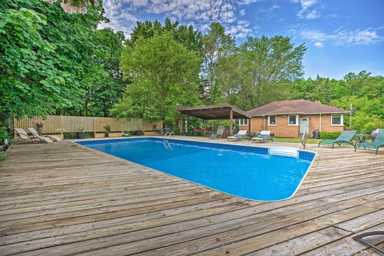 Lake Michigan Hideaway Pool, Steps To Beach! Michiana Esterno foto